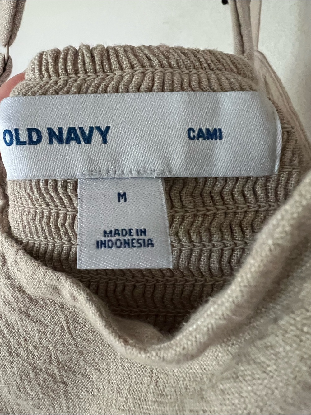 Old Navy Beige Linen Blend Cami Top mini dress Size Medium - Picture 5 of 5